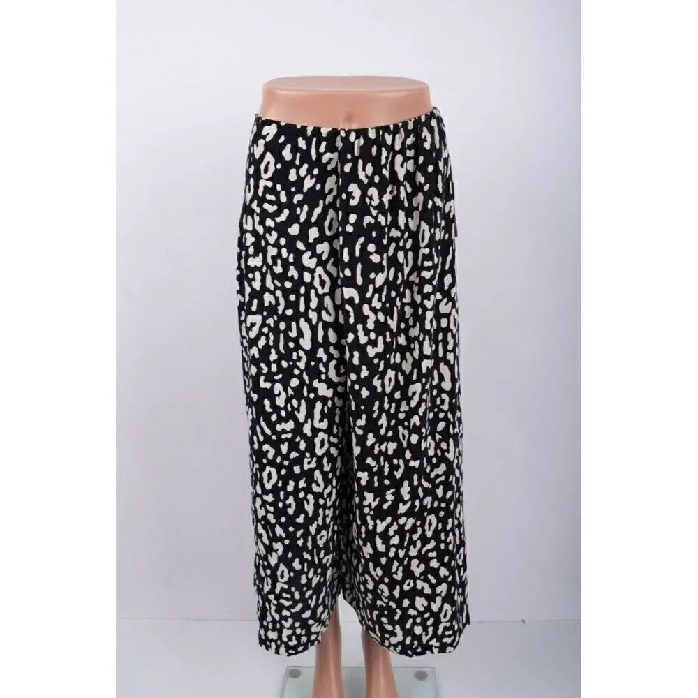 Zara Womens High Waisted Skort Skirt Culottes XS